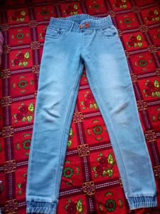 Stylish Blue Jogger Jeans