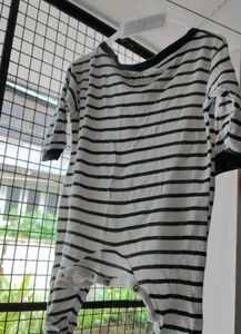 Striped Baby Romper