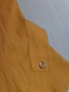 Chic Mustard Yellow Mini Dress