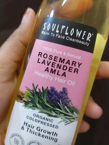 Soulflower Rosemary Lavender Amla Hair Growth Oil