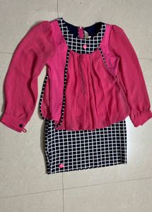 Beautiful Pink Top New, Elegant Look Unique Design