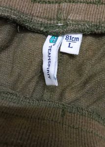 Green Casual Track Pants