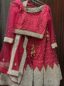 Elegant Pink Lehenga Choli Set