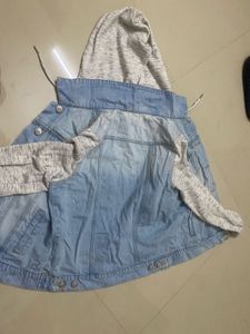 Hooded Denim Jacket