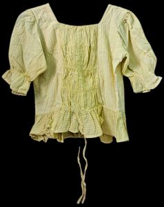 Yellow Two In One Crop Top With Self Detailing
