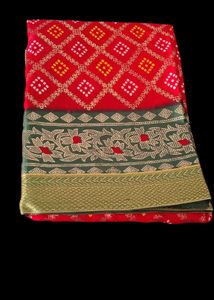 Elegant Red Patola Saree