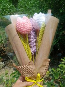 Crochet Flower Bouquet - Handmade Gift