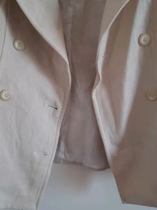 Cream Formal Blazer