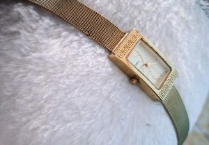 Timex Gold Plated Womens Watch