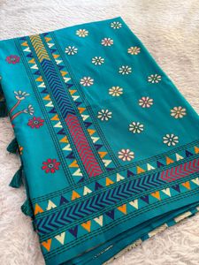 Brand New Silk Saree with Attached Blouse Piece