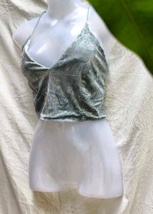 Velvet Star Crop Top