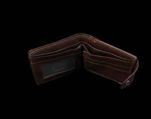 Genuine 501 Leather Wallet - Brown