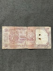 10 Rupee Note India Currency