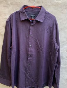 Ven heusen orignal Striped Purple Shirt