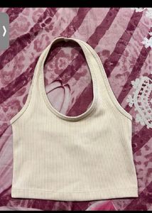 H&amp;M Cute Beige Tank Top