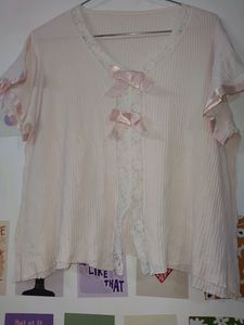Pinterest Coquette Bow Top