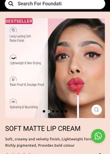 Swiss Beauty Soft Matte Lip Cream