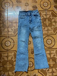 Flared Denim Jeans