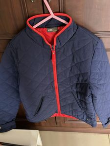 Lee Navy Blue Quilted Jacket