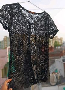 Crochet Knit Top