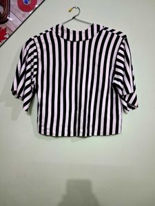 Striped Crop Top