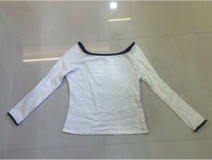 White Long Sleeve Top