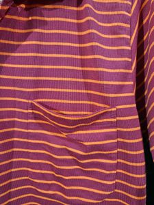 Women&#39;s Striped Polo T-Shirt – Half Sleeve