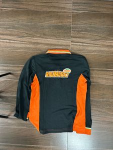 Retro Subway Long Sleeve Polo