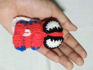 Crochet Spider Man Keychain