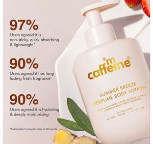 Caffeine Summer Breeze Perfume Body Lotion
