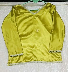 Satin Stylish Short Kurti