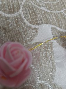 a princess floral tiara