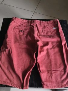 Reddish-Orange Unisex Shorts