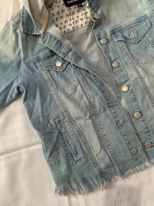 Denim Jacket With Hoddie