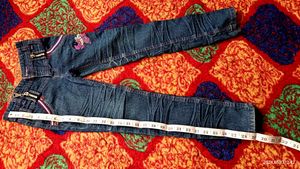 Girls Designer Jeans In Blue Colour