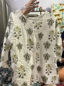 Floral Print Cotton Top