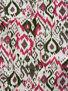 Patterned Short Kurta