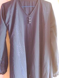 Elegant Black Embellished Abaya