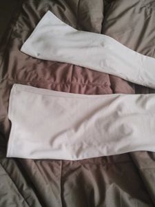 Flared White Pants (Free Delivery)