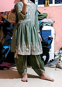 New Aliya Cut Gown Tulip Salwar