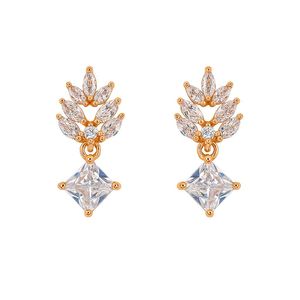 Elegant Crystal Drop Earrings