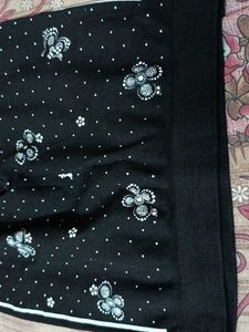 Black Floral Print Leggings