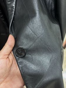 Black Leather Blazer