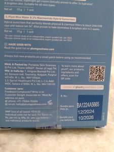 Plum Rice Water &amp; Niacinamide Trio Kit