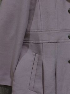 Lovely Rose Pink Wool Overcoat