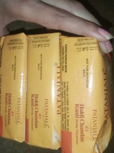 Patanjali Haldi Chandan Soap