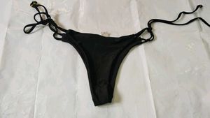 Black bikini bottom