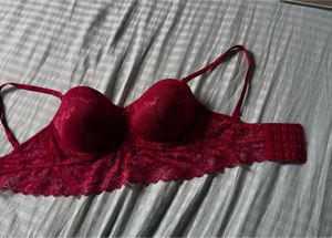 Red Lace Bra