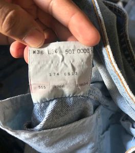 Levis 501 Jeans (Fly Button)