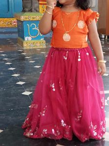 Ethnic Lehenga For Kids